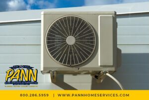 Outdoor AC condenser unit for AC repair in Cambridge MA by PANN Home Services 